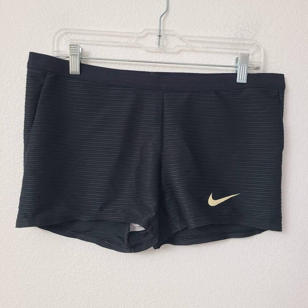 NEW Nike Womens Pro Elite Running Shorts DA2997-020 Size XXL Black